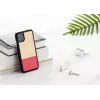 Smartphone-Hülle man and wood für iPhone 11 — Schwarz, asymmetrisches Design