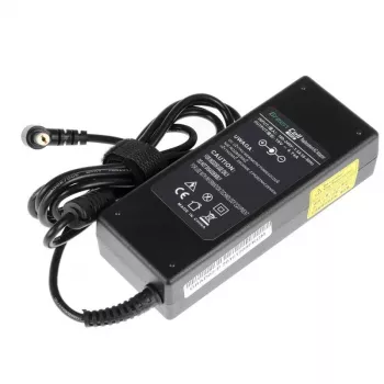 Laptop-Netzteil Grün Cell AD02P 90W 19V 4,74A AC-zu-DC für Innenräume Schwarz