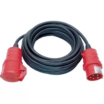 brennenstuhl H07RN-F 5G2.5 - Verlängerungskabel - IEC 60309 16A (F) auf IEC 60309 16A (M) - AC 400 V - 25,0 m - Schwarz (1167720)