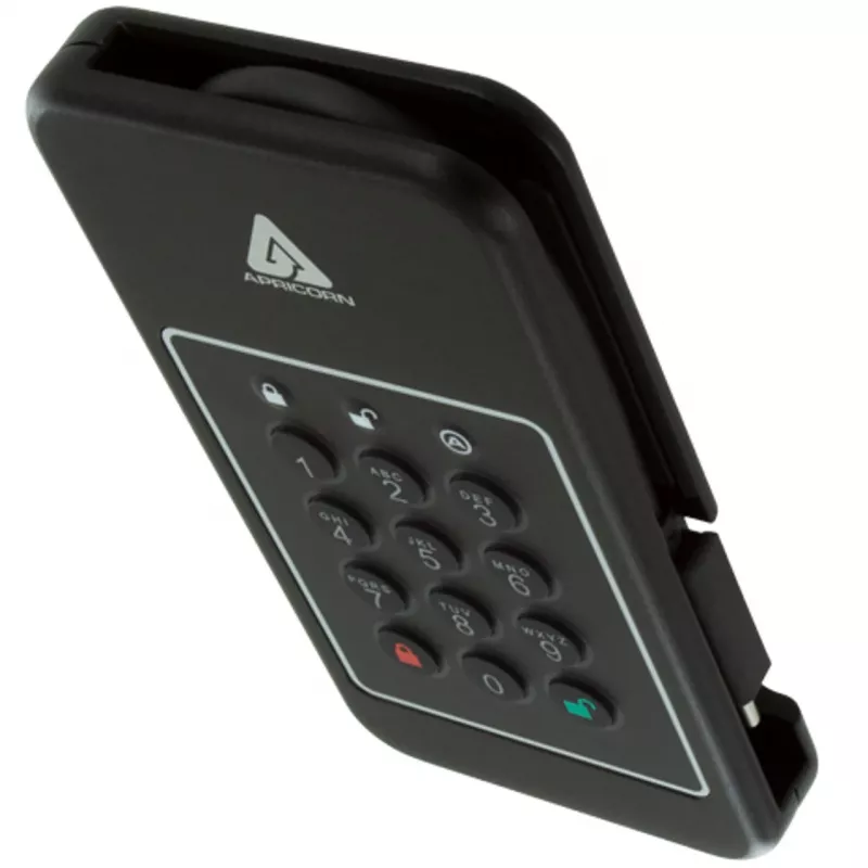 Apricorn Aegis NVX - SSD - 500 GB - USB 3.2 Gen 2 - TAA-konform (ANVX-500GB)