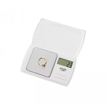 Adler AD 3161 Küchenwaage Weiß Rechteckig Elektronische Personenwaage