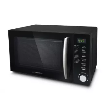 Kombi-Mikrowelle ESPERANZA COCINERO 1200 W, 20 L, Grill 900 W, LED-Anzeige, Tischgerät, schwarz