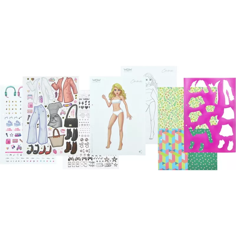 Kreativset Kids Euroswan Fashion Book WoW Generation WOW00054 — Bastelset für Kinder