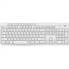 Logitech MK295 Leise Tastatur & Maus Set, Weiß, Kabellos via USB-Empfänger, Schweizer Layout, 920-009872