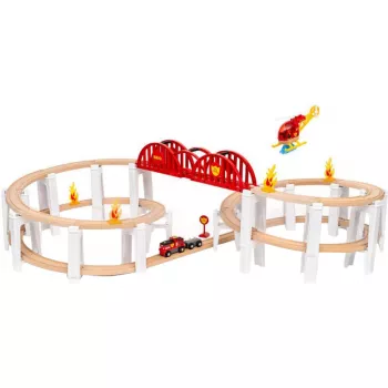 Ravensburger Brio Mega Spiral Set – Zubehörset für Holzschienenbahnen