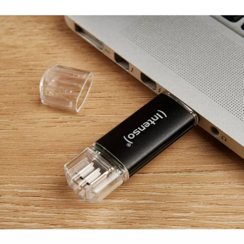 USB-Stick Intenso 512 GB USB Typ-A USB Typ-C Twist Line