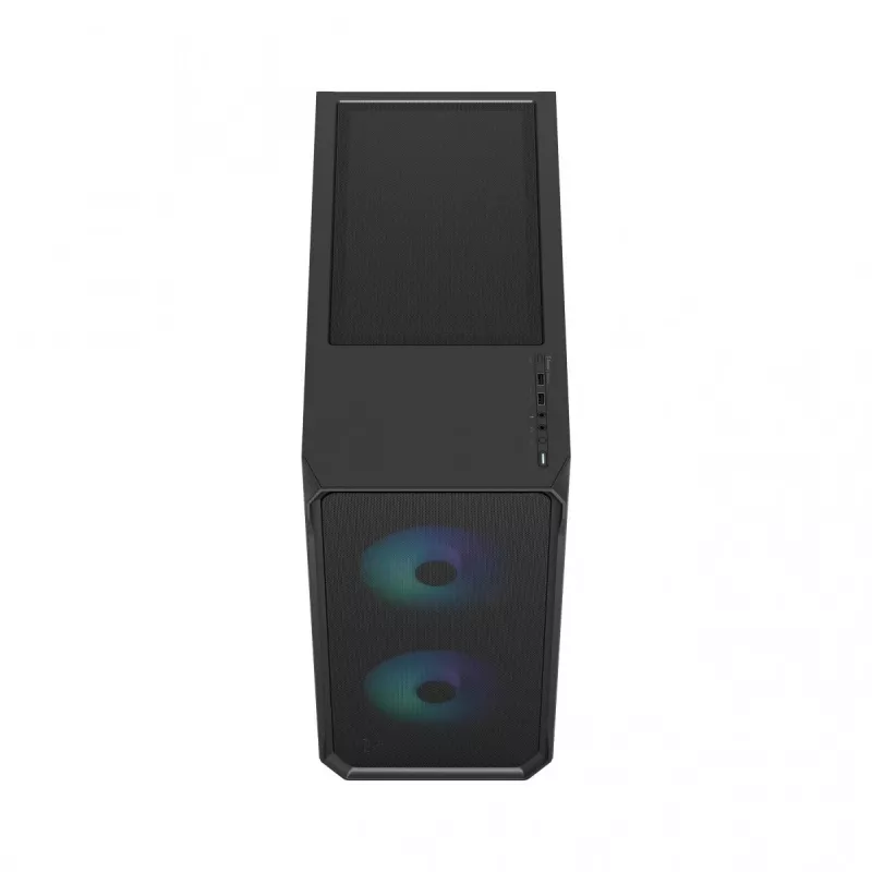 Fractal Design Focus 2 RGB Tempered Glass Mid Tower ATX PC-Gehäuse - Schwarz