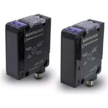 Fotoelektrischer Sensor Datalogic S300-PR-1-C01-RX, schwarzes Kunststoffgehäuse, 24–240 V AC, 0,025 kHz, 3 A, 25×70×100 mm