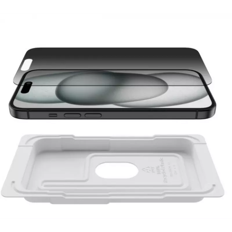Schutzglas ScreenForce UltraFlass Privacy Filter iPhone 15 Pro