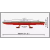 Bausatz Cobi ORP Orzeł 193 Blöcke Montagemodell Schiff