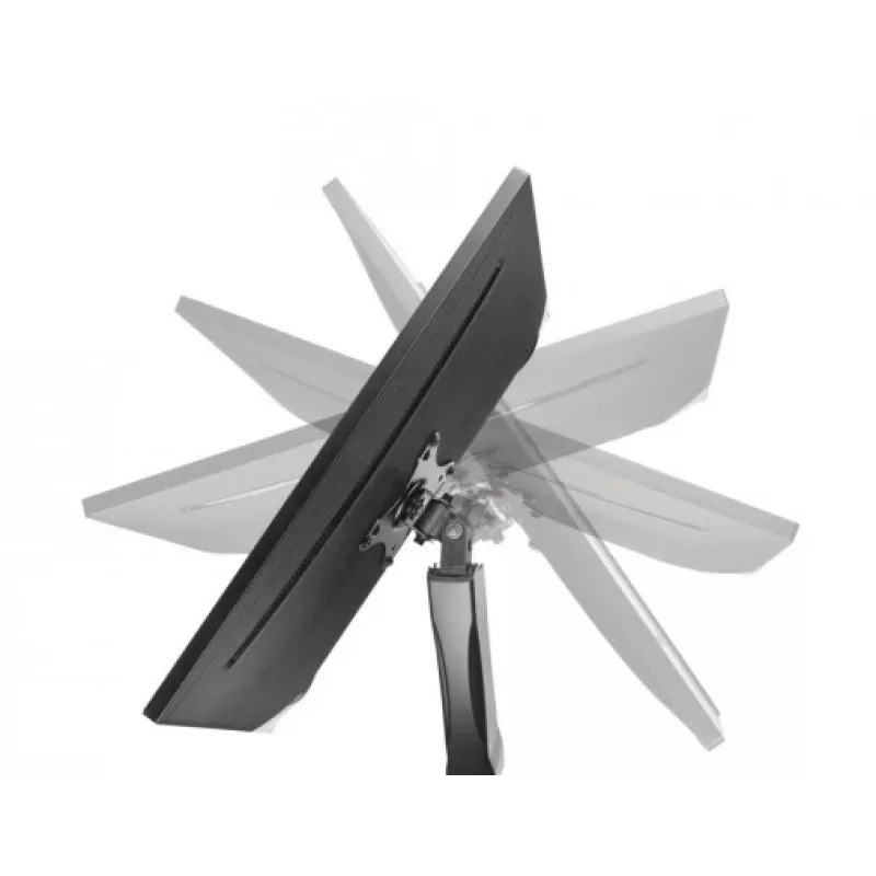 Monitorarm up up Economical Interactive Counterbalance Dual Monitor Arm Mattschwarz VESA 75x75/100x100