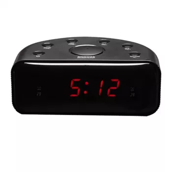 Denver CR-430 Analog & Digital FM-Radio mit LED-Display, schwarz