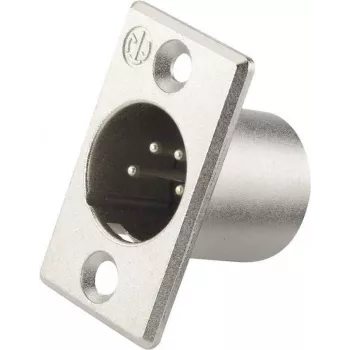 Neutrik NC4MP - XLR - Edelstahl - Messing - Nickel - Polyamid - Stahl - Zink - Messing - IP40 - 1,5 V (NC4MP)