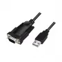 LogiLink AU0048A Serielles Kabel Schwarz 1,5 m USB A DB-9