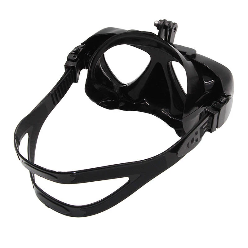 Tauchmaske Telesin mit abnehmbarer Halterung für Sportkameras, Modell GP-DIV-GS2-BK