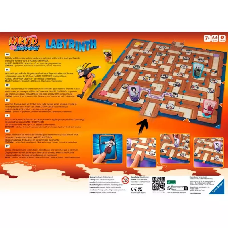 Naruto Shippuden Labyrinth, Brettspiel