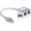 Netzwerkkabel DeLOCK 65441 RJ-45 0,15 m Grau