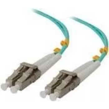 ALOGIC - Netzwerkkabel - LC Multi-Mode (M) zu LC Multi-Mode (M) - 1,0 m - 3 mm - Glasfaser - Duplex - 50/125 Mikrometer - OM4 - Halogenfrei (LCLC-01-OM4)