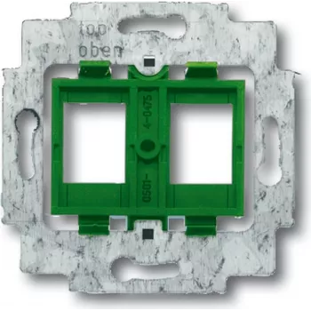 BUSCH JAEGER 1753-0-8048 - 2 x RJ-45 - Grün - Metall - Kunststoff