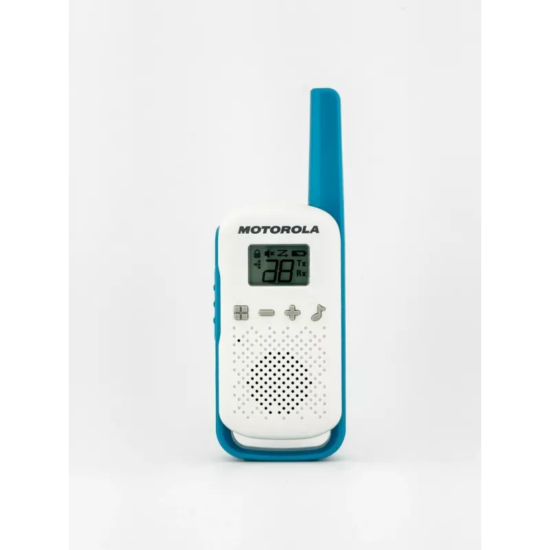 Motorola Talkabout T42 – Walkie-Talkie, 2er-Pack (orange-blau)