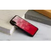 Smartphone-Hülle iKins für iPhone XS / XS S – pink lake und schwarz, Schutzhülle