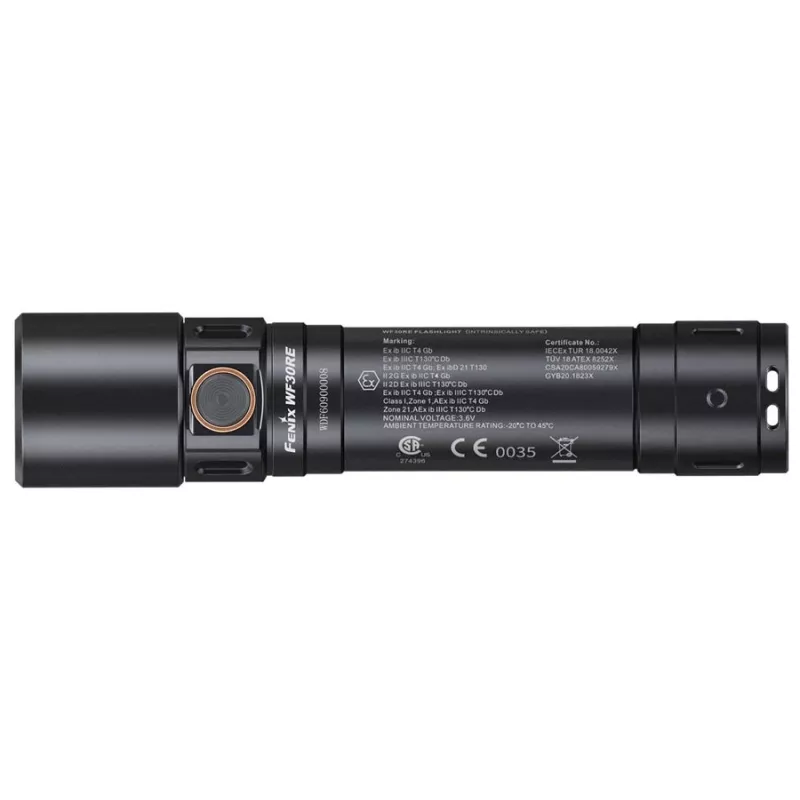 Stirnlampelampe Fenix WF30RE Schwarz LED IP68 120h Batterielebensdauer