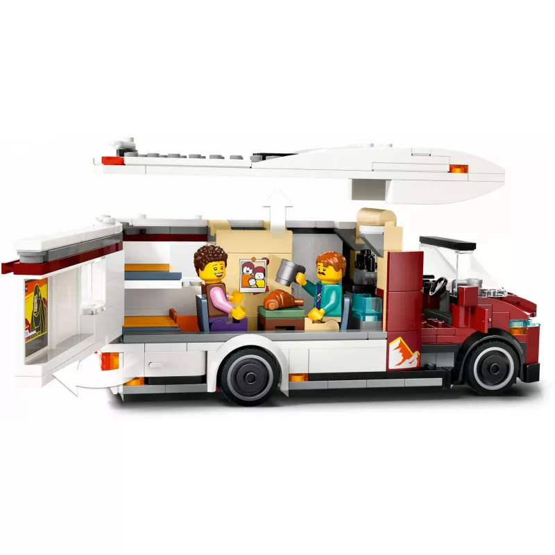 Konstruktionsspielzeug LEGO City Abenteuer-Camper 60454, 385 Teile, Höhe 80 mm, für Kinder ab 6 Jahren