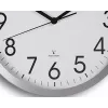 MAUL Wanduhr MAULmove - AA - 1,5 V - Aluminium - Weiß - Aluminium - Glas - 35 mm (9063008)