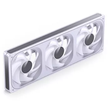 360mm ARGB PWM Radiator Fan Kit Jonsbo ZB-360 weiß — 3x120mm PWM ARGB Lüfter für Wasserkühlungsradiatoren