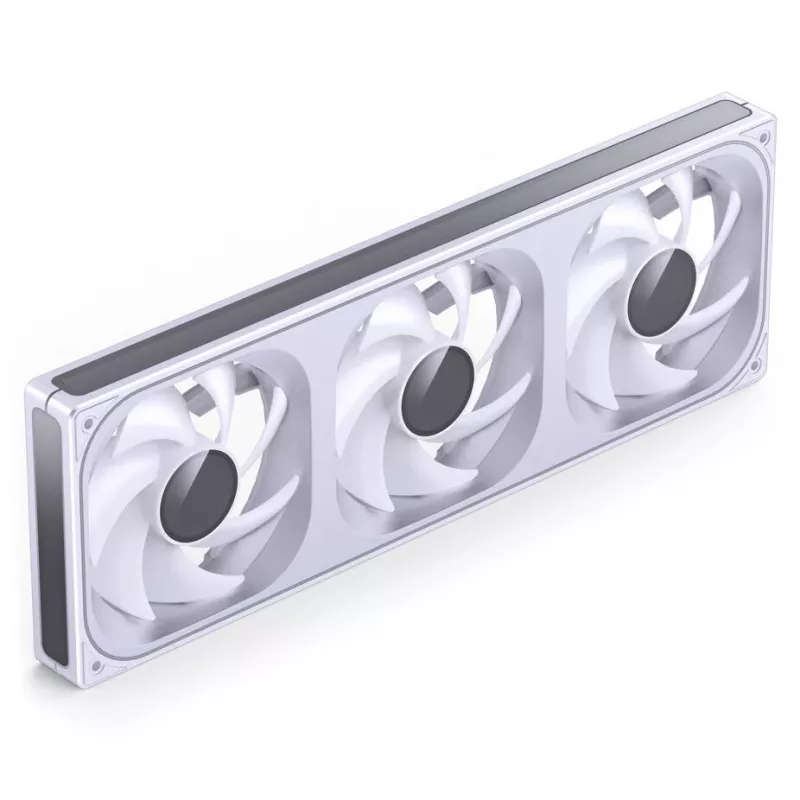 360mm ARGB PWM Radiator Fan Kit Jonsbo ZB-360 weiß — 3x120mm PWM ARGB Lüfter für Wasserkühlungsradiatoren