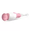 Elektrische Zahnbürste neno Denti Pink für Kinder — vibrierend, weiche Borsten, AAA-Batterie, 2‑Minuten-Timer
