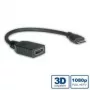 VALUE High Speed - Video-/Audio-/Netzwerkkabel - HDMI - HDMI, 19-polig (W) - Mini-HDMI, 19-polig (M) - 15 cm - Geschirmt - Schwarz (11.99.5586)
