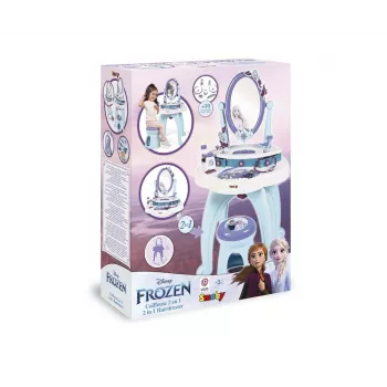 Smoby Frozen 2-in-1 Frisiertisch Blau Lila 3 bis 6 Jahre