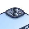 Schutzhülle und Panzerglas-Set Baseus für iPhone 14 Plus – Glitter transparent blau