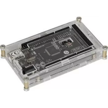 Joy-it Arduino Mega Gehäuse Gehäuse für Arduino Mega2560R3 Transparent (ard_mega_case1)