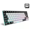 Sharkoon SKILLER SGK50 S3 Tastatur Gaming USB AZERTY Französisch Weiß