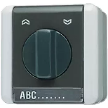 Jung 834.10 W Elektroschalter 1P Schwarz – Weiß (834.10W)