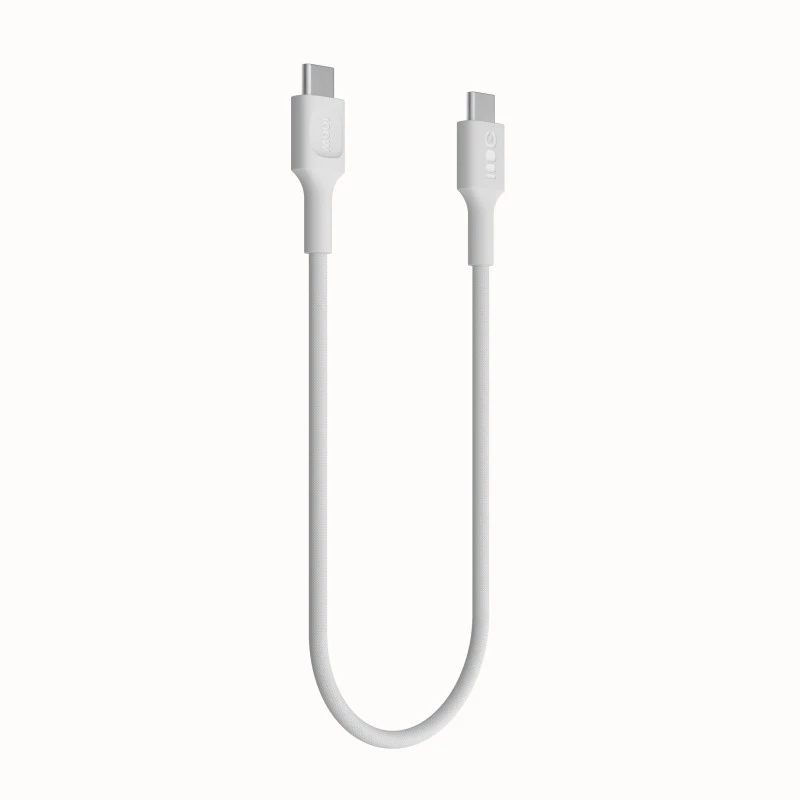 Kabel USB-C-USB-C PowerStream 100W geflochten 1,2m weiß
