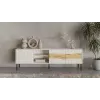 TV-Schrank cama meble INSERTO 3D1W 190x40x62 cm Cashmere-Finish mit LED