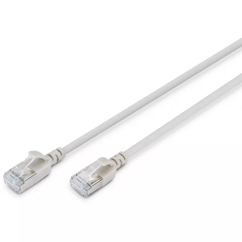 Digitus CAT 6A F-FTP schlank-Patchkabel 10 m grau