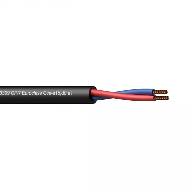 Audiokabel PROCAB CLS215-CCA/1 100m Schwarz Kupfer AWG 16