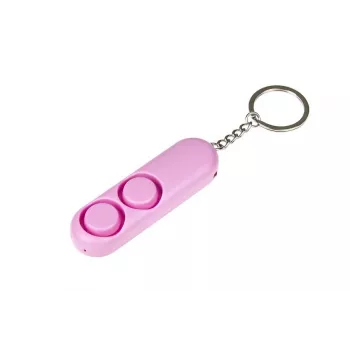Personenalarm GUARD YC-001-PI 130 dB pink kompakte Sicherheitsvorrichtung, LR41-Batterien, 200 m Reichweite
