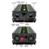 Qoltec 51923 Reiner Sinus-Wechselrichter Monolith | 3000W | 6000W | 24V auf 230V | LCD