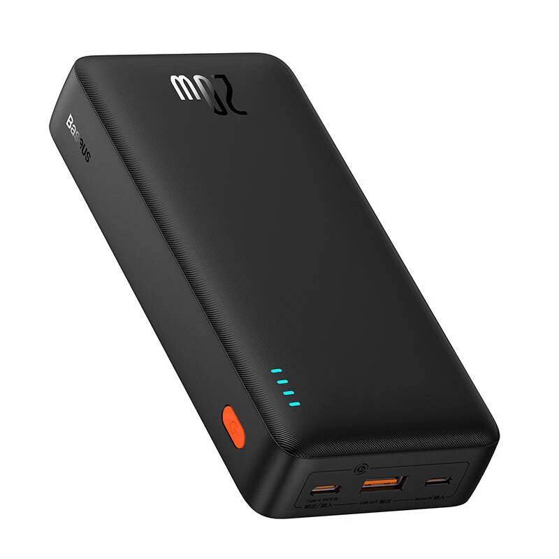 Baseus Airpow Lithium-Polymer Powerbank 20000 mAh 20 W Schwarz
