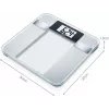 Beurer BG 13 Square Grau, Transparent elektronische Personenwaage