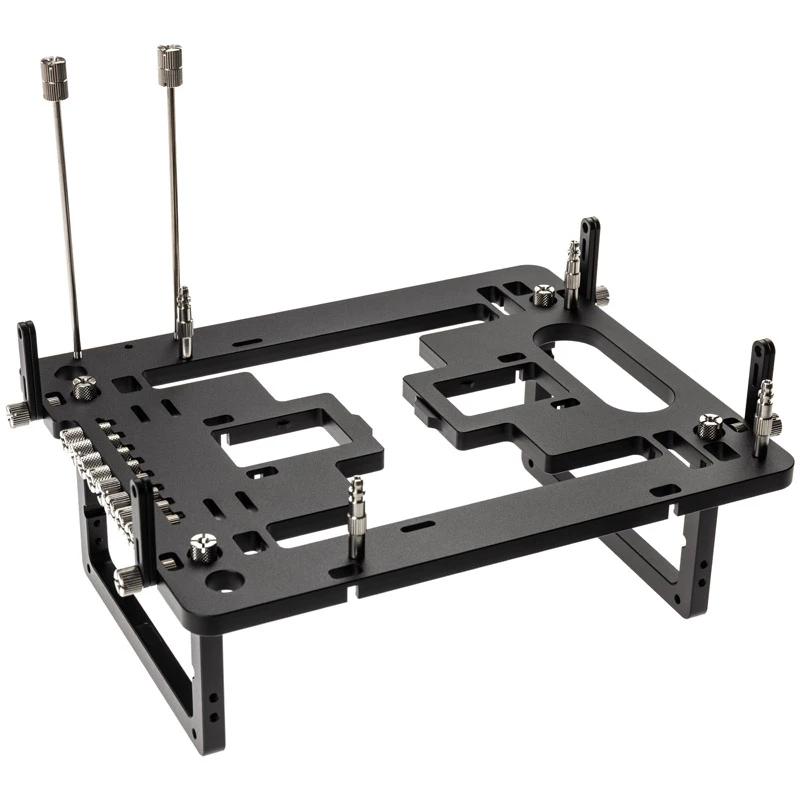 Streacom Benchtable BC1 Mini V2 schwarz – kompakter, passiv gekühlter Open-Frame-Chassis