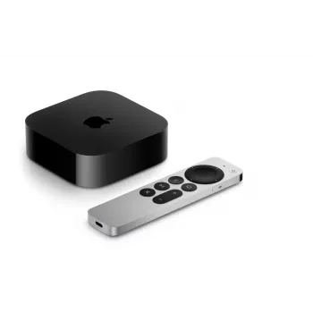 Apple TV 4K Schwarz Silber 4K Ultra HD 64 GB Wi-Fi A15
