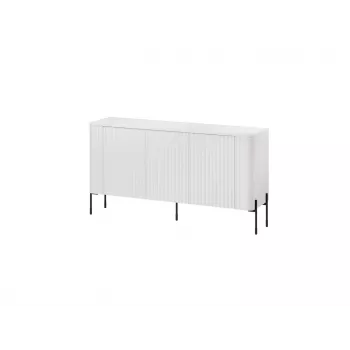 Kommode cama meble VERA 150x40x80 cm, mattweiß, Spanplatte, 16 mm Rahmen