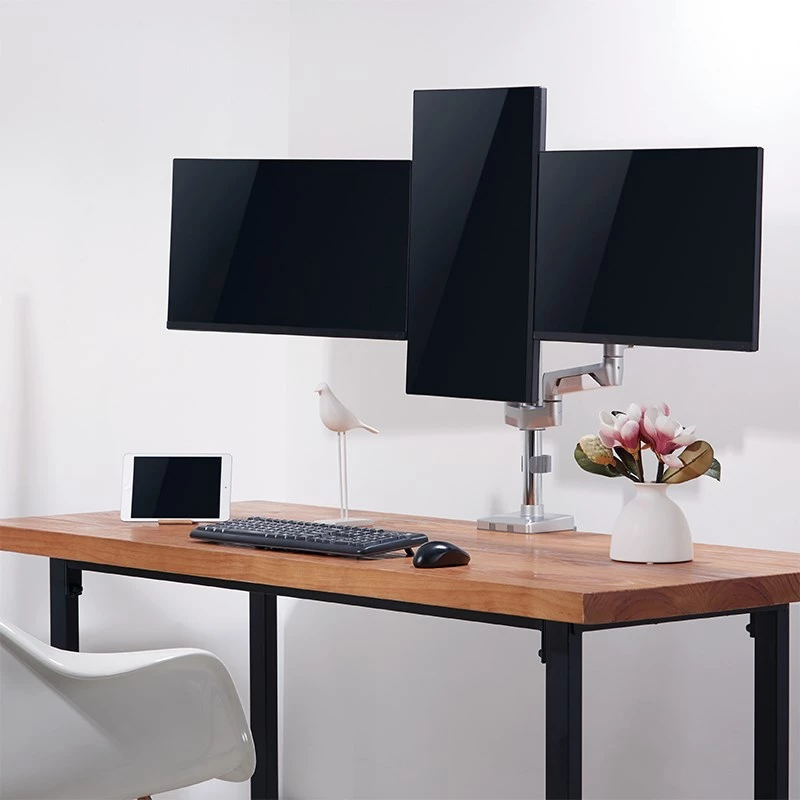 LogiLink BP0090 Monitorhalterung / Ständer 68,6 cm (27) Tisch Silber