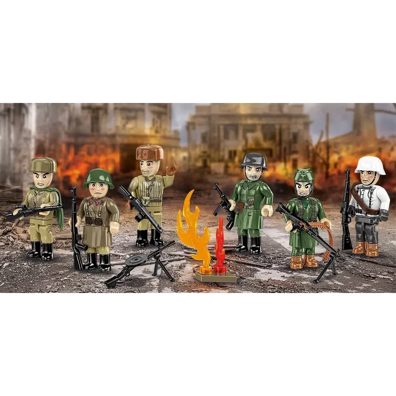 Cobi Bausteine Schlacht um Stalingrad Modellset — 76 Teile, historisches Diorama